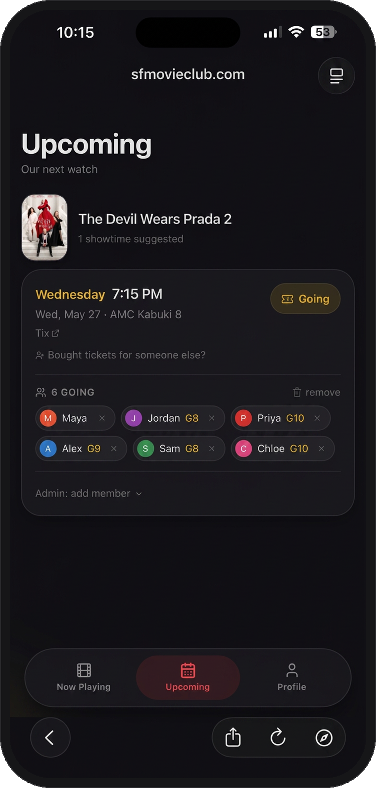 It's showtime!